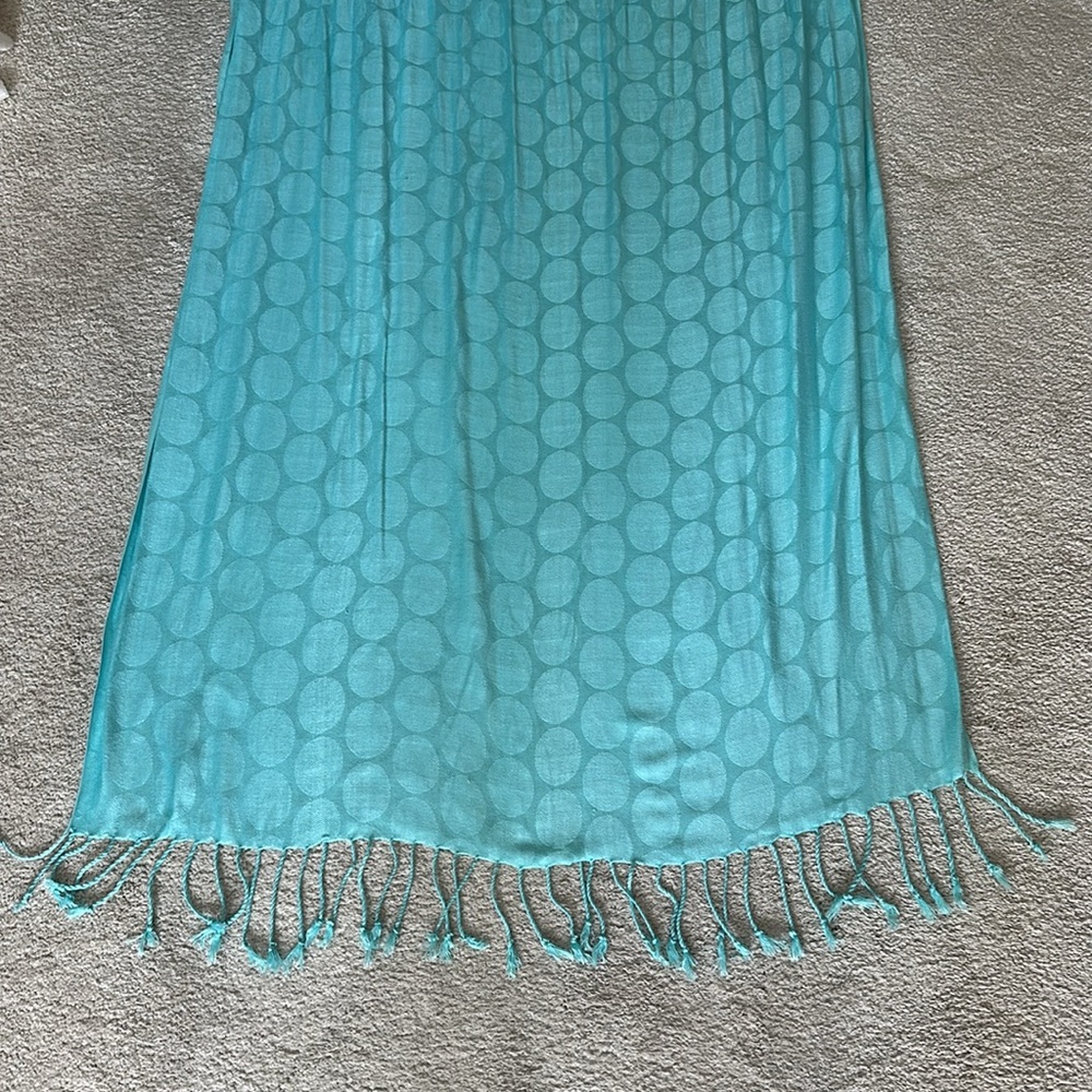 Light-weight Turquoise Large Scarf/Wrap